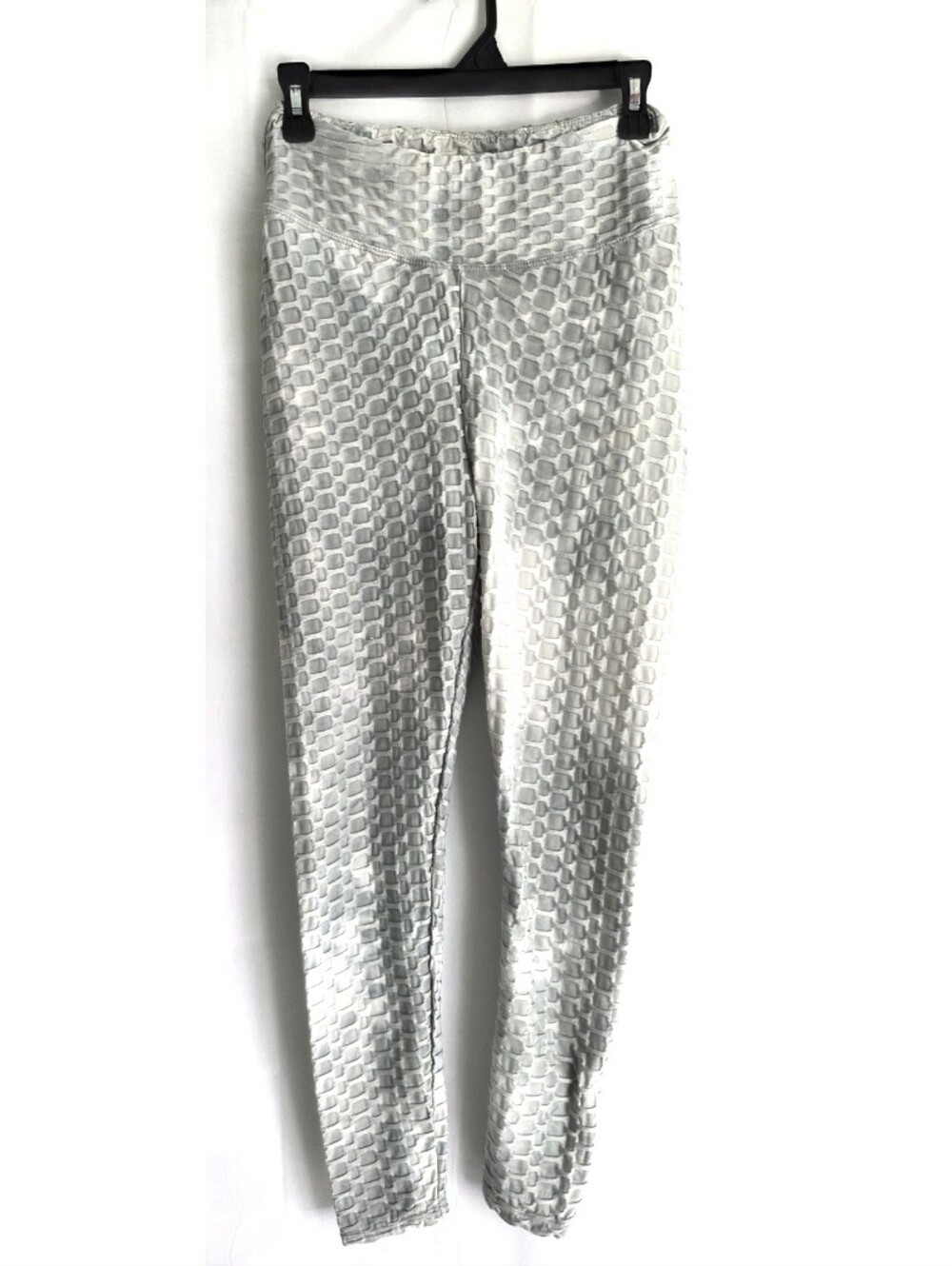Tie Dye Textured High Waist Fitness Leggings L